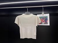Miyake 2025 Новая Мода Универсальный Простой Чистый Стиль Повседневный Свободный Крой Для Похудения Трикотажный Короткий Рукав Анти-катушка